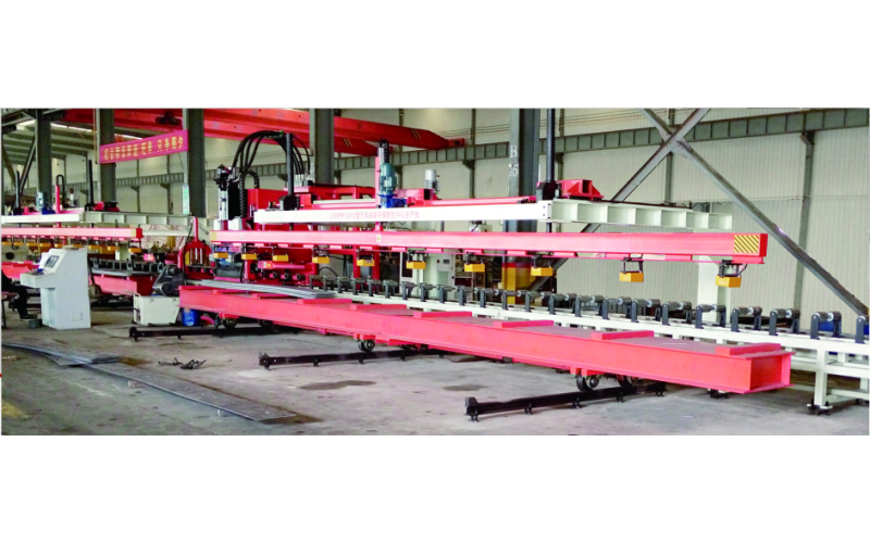 COMPK系列數(shù)控平板縱梁沖孔生產(chǎn)線(開(kāi)式)